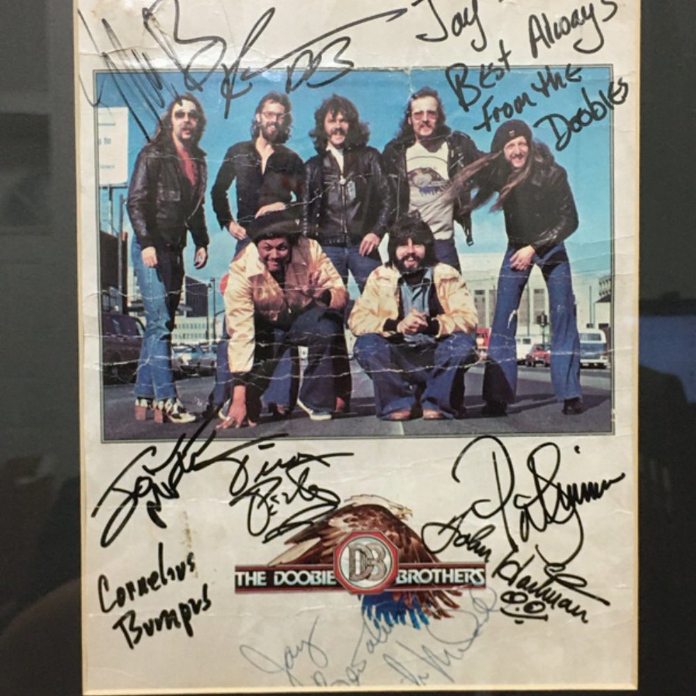 The Doobie Brothers Autographed Best Of 2 Rear Album Cover Guaranteed Au…